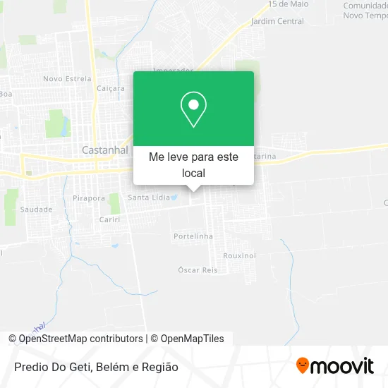 Predio Do Geti mapa