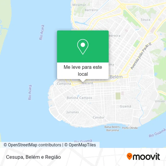 Cesupa mapa