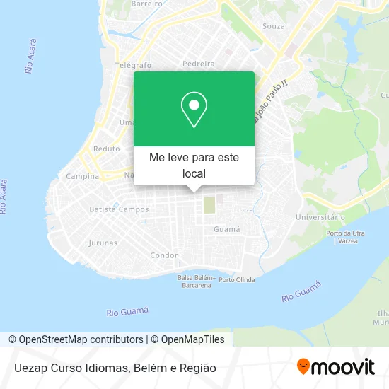 Uezap Curso Idiomas mapa