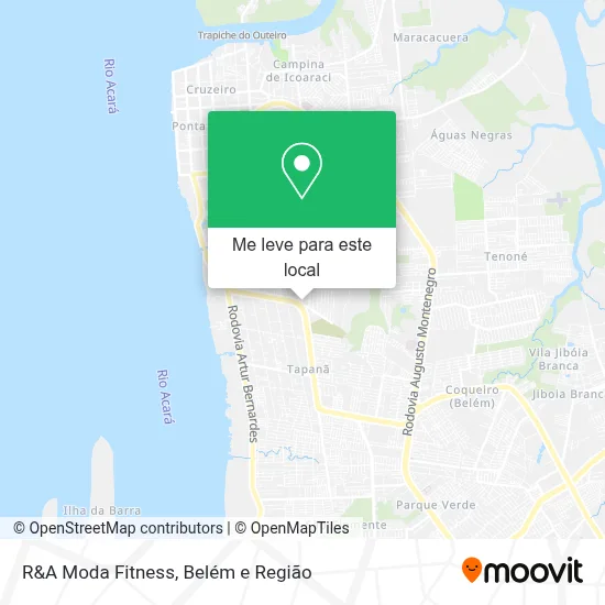 R&A Moda Fitness mapa