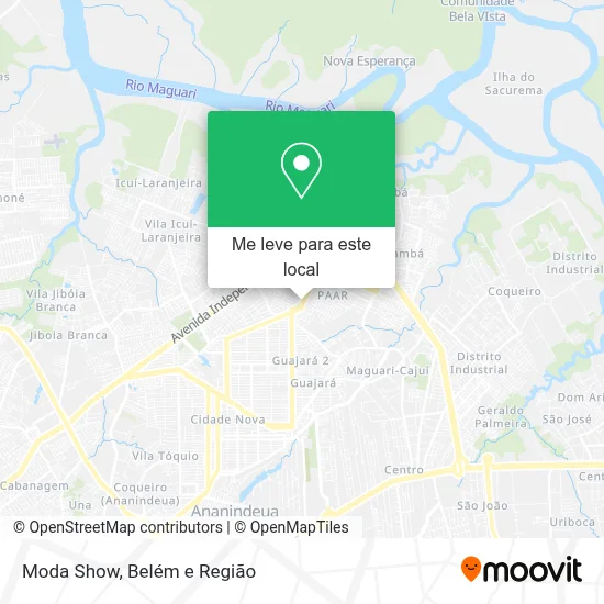 Moda Show mapa