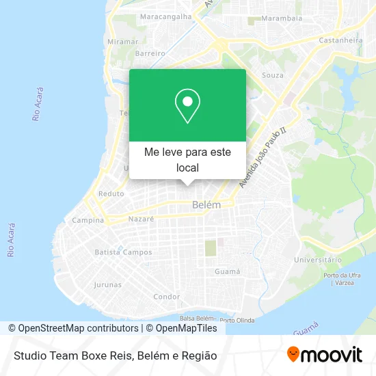 Studio Team Boxe Reis mapa