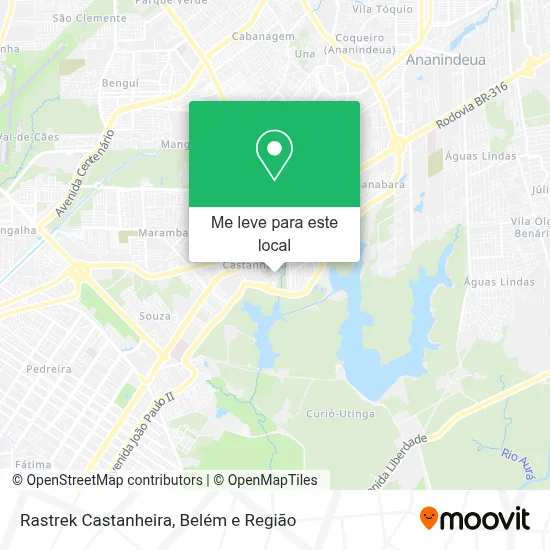 Rastrek Castanheira mapa