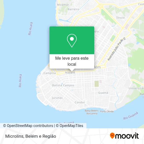 Microlins mapa