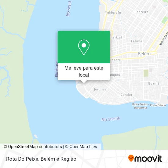 Rota Do Peixe mapa