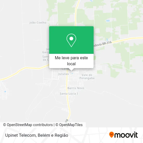 Upinet Telecom mapa