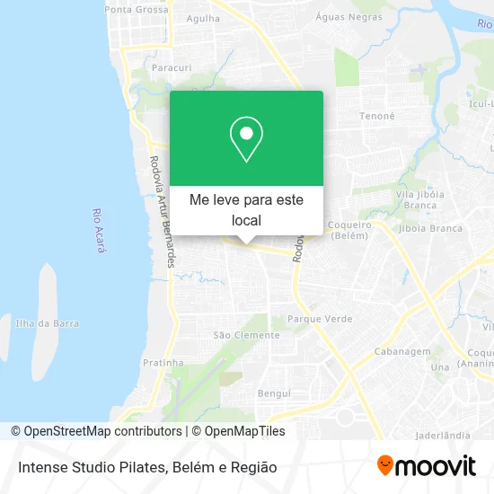 Intense Studio Pilates mapa