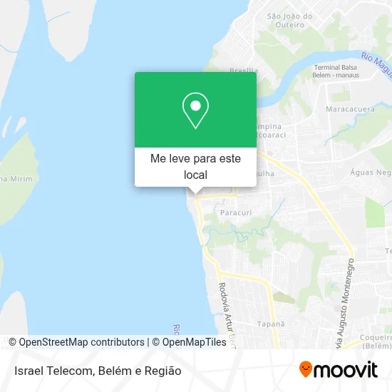 Israel Telecom mapa
