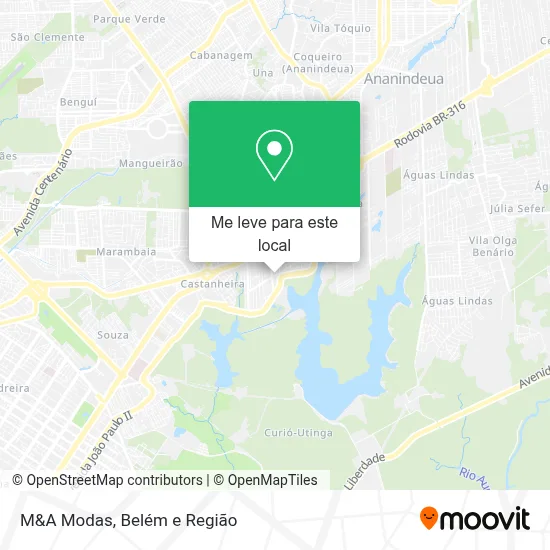 M&A Modas mapa