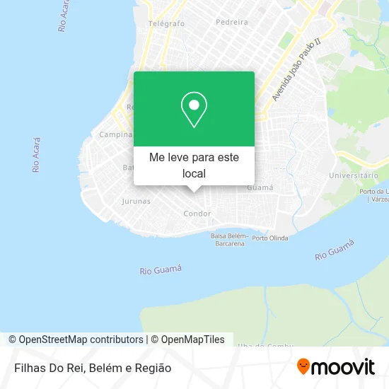 Filhas Do Rei mapa
