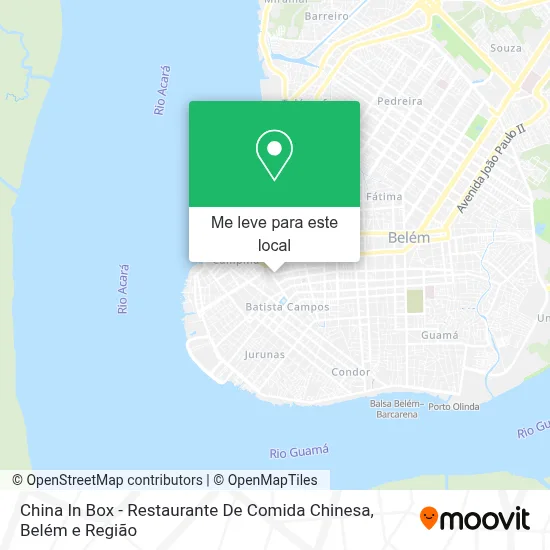 China In Box - Restaurante De Comida Chinesa mapa
