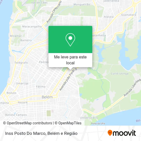 Inss Posto Do Marco mapa