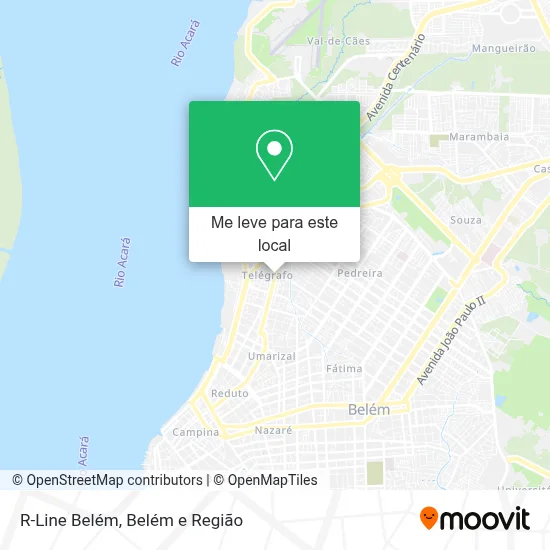 R-Line Belém mapa