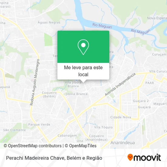 Perachi Madeireira Chave mapa