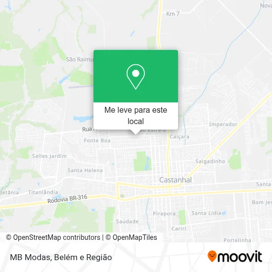 MB Modas mapa