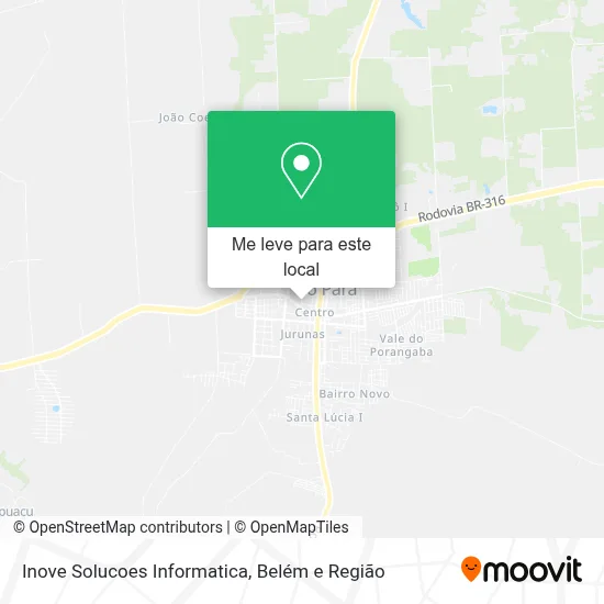 Inove Solucoes Informatica mapa