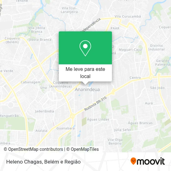 Heleno Chagas mapa