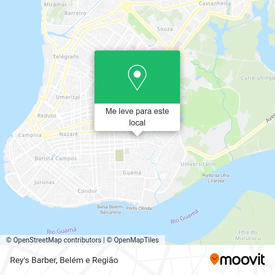 Rey's Barber mapa