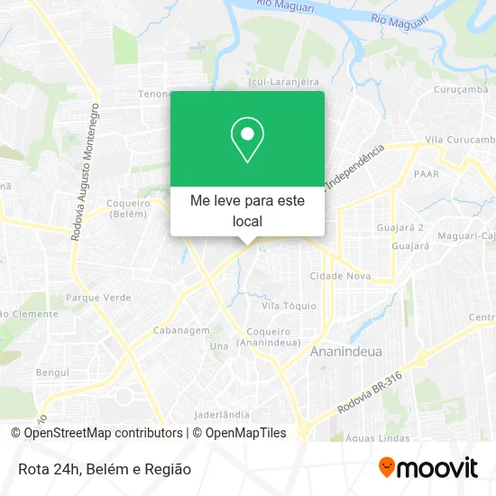 Rota 24h mapa