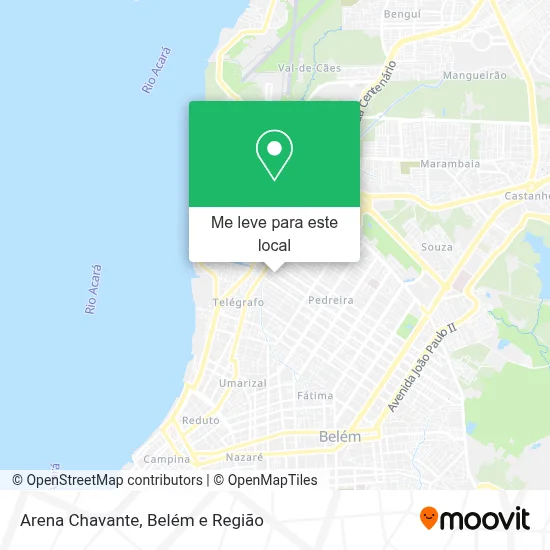 Arena Chavante mapa