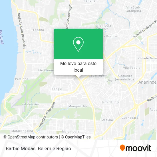 Barbie Modas mapa