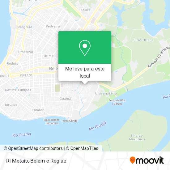 Rl Metais mapa