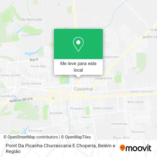 Point Da Picanha Churrascaria E Choperia mapa