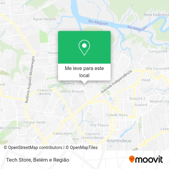 Tech Store mapa