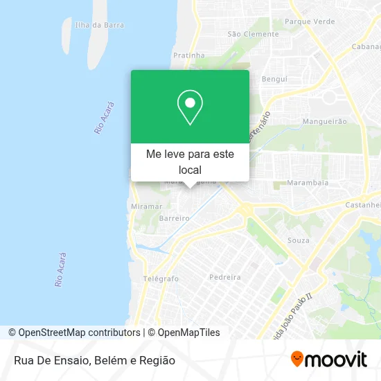 Rua De Ensaio mapa