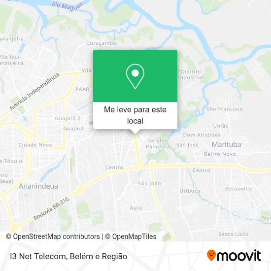I3 Net Telecom mapa