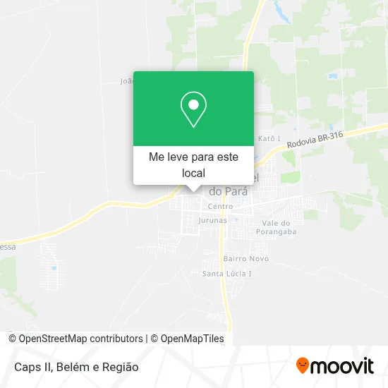 Caps II mapa