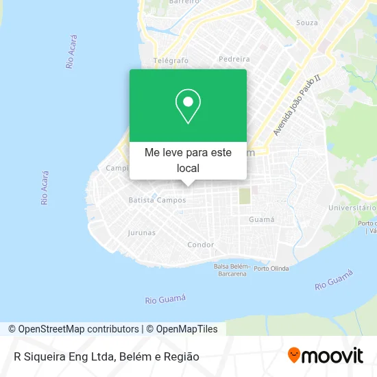 R Siqueira Eng Ltda mapa