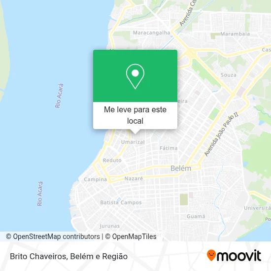 Brito Chaveiros mapa