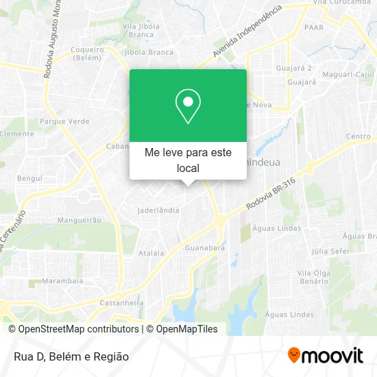 Rua D mapa