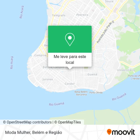Moda Mulher mapa