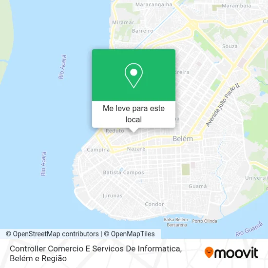 Controller Comercio E Servicos De Informatica mapa