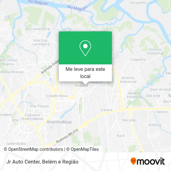 Jr Auto Center mapa