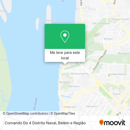 Comando Do 4 Distrito Naval mapa