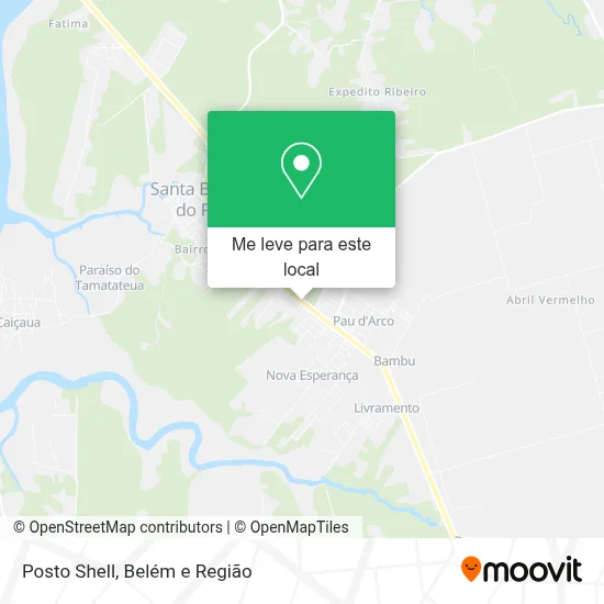 Posto Shell mapa