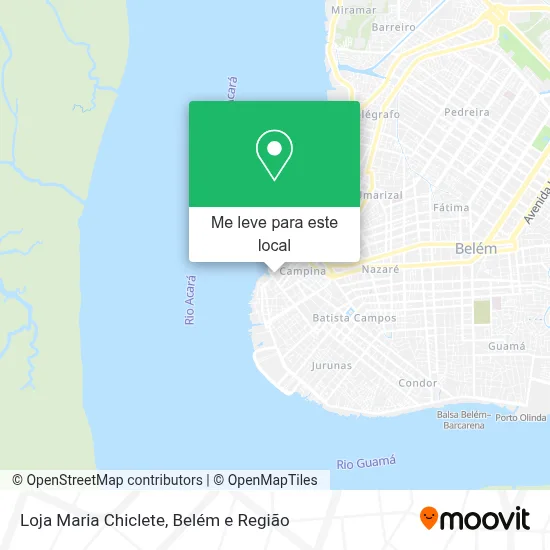 Loja Maria Chiclete mapa