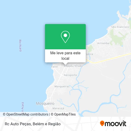Rc Auto Peças mapa