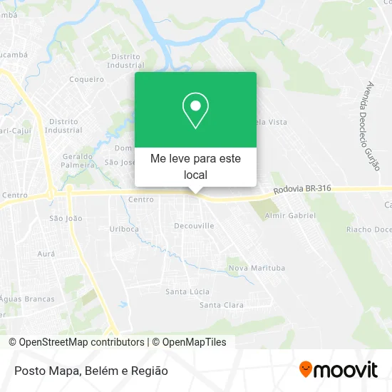 Posto Mapa mapa