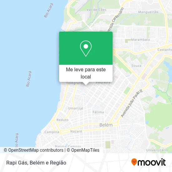 Rapi Gás mapa