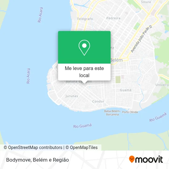 Bodymove mapa
