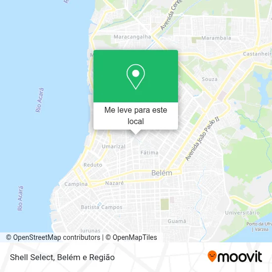 Shell Select mapa
