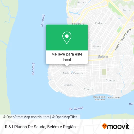 R & I Planos De Saude mapa