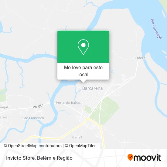 Invicto Store mapa