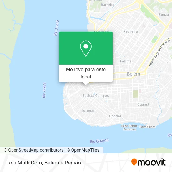 Loja Multi Com mapa