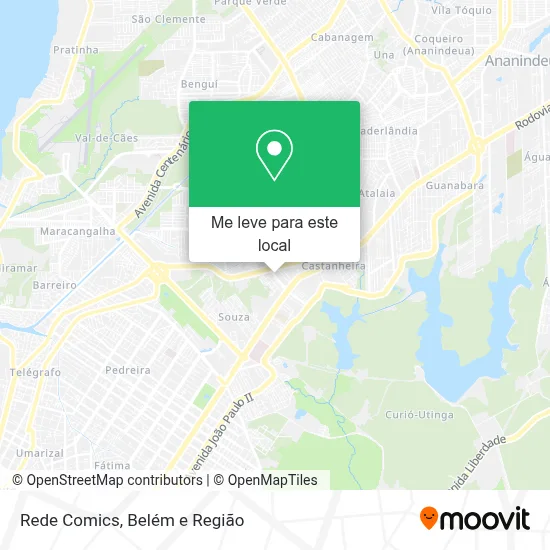 Rede Comics mapa