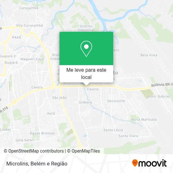 Microlins mapa